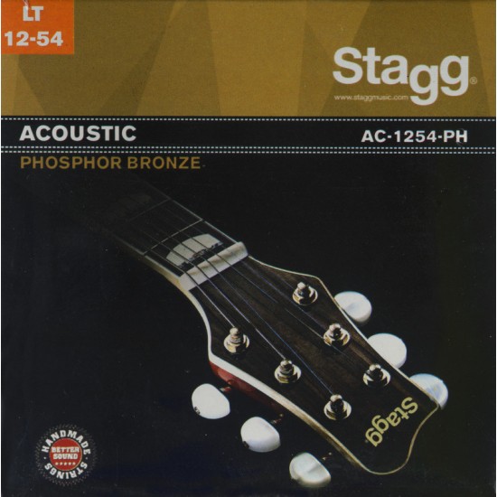 Akustiskās ģitāras stīgas Stagg AC-1254-PH