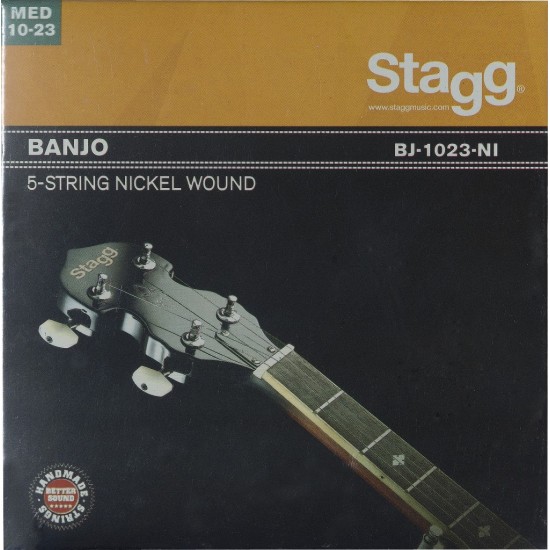 Set of nickel strings for 5-string banjo Stagg BJ-1023-NI