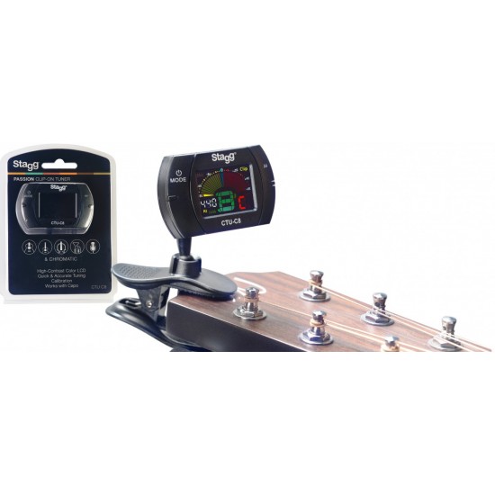 Chromatic clip-on tuner Stagg CTU-C8