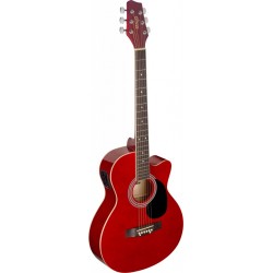 Acoustic-electric guitar Stagg SA20ACE RED