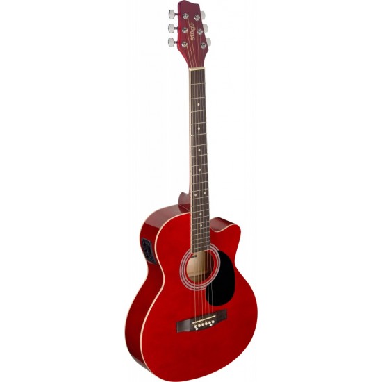Acoustic-electric guitar Stagg SA20ACE RED