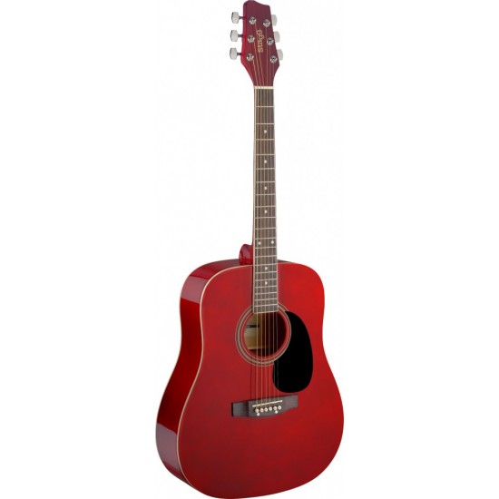 Acoustic guitar Stagg SA20D Red
