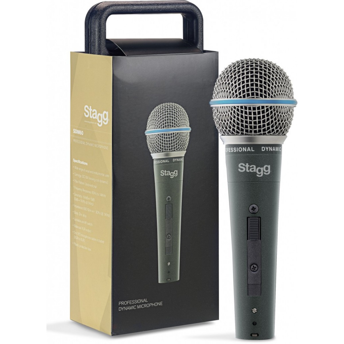 Dinamiskais mikrofons Stagg SDM60
