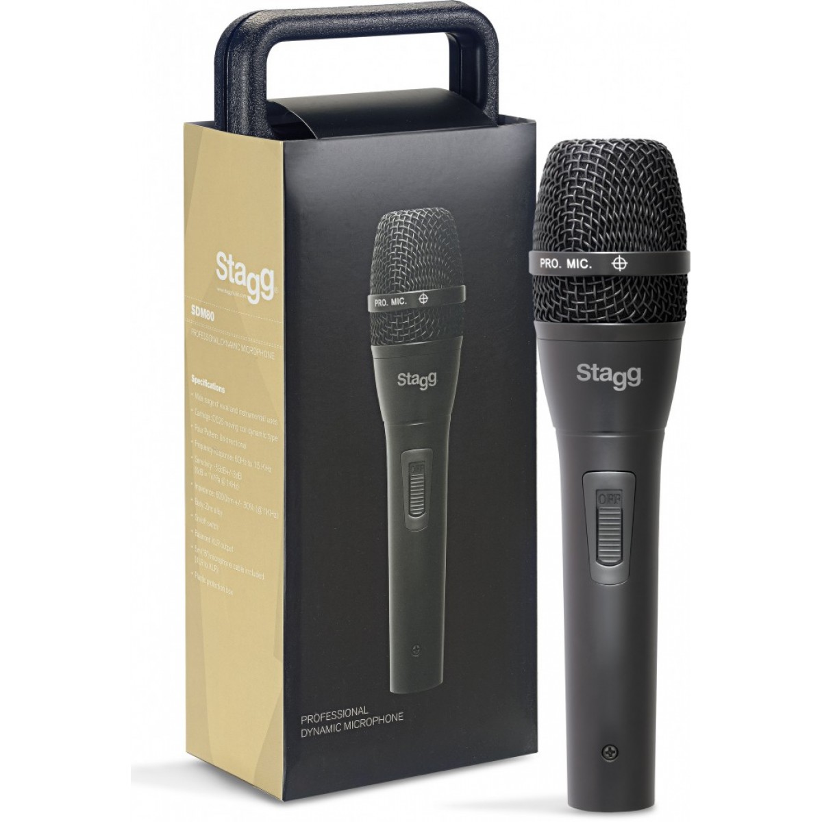 Dinamiskais mikrofons Stagg SDM80