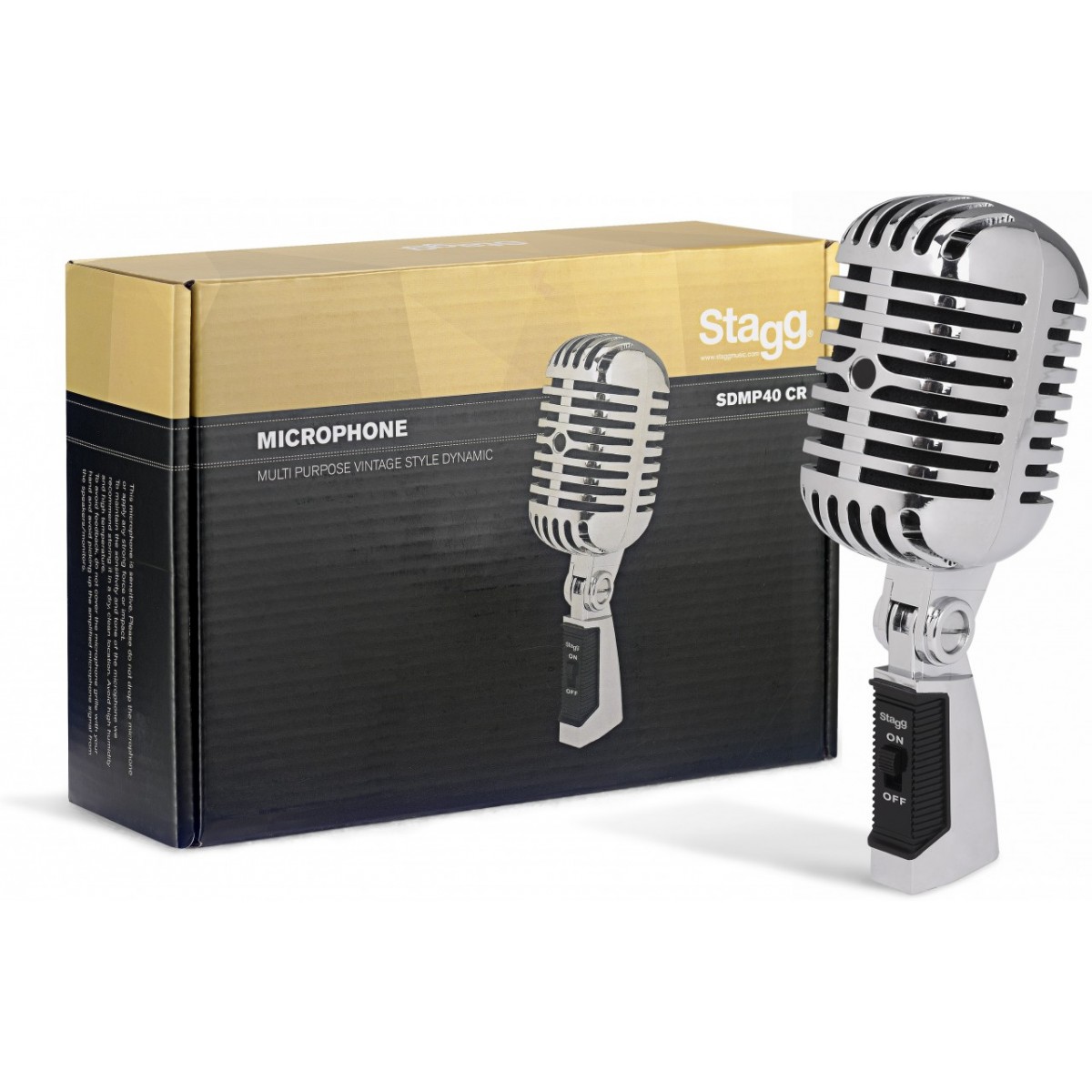 Dinamiskais mikrofons Stagg SDMP40 CR