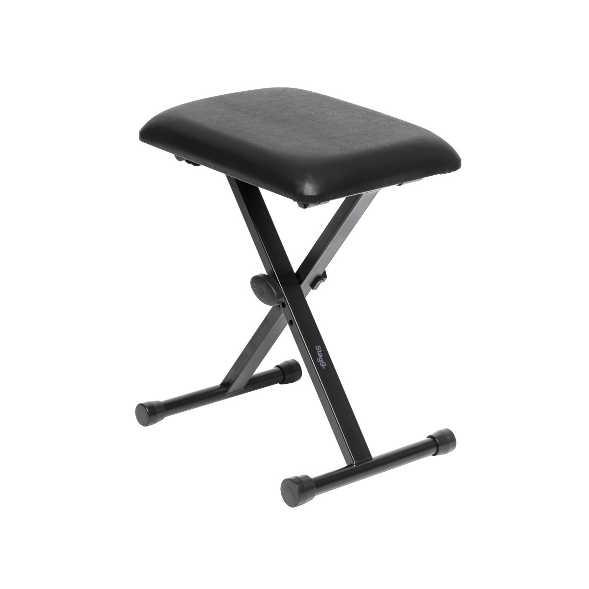 Sintezatora krēsls 3 pozīcijās 49, 51, 53 cm KEB-A10 Stagg saliekamais klavierēm / sintezatoram