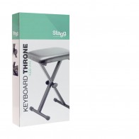 Sintezatora krēsls 3 pozīcijās 49, 51, 53 cm KEB-A10 Stagg saliekamais klavierēm / sintezatoram