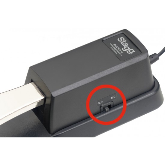 Universal sustain pedal for electronic piano or keyboard Stagg SUSPED 10