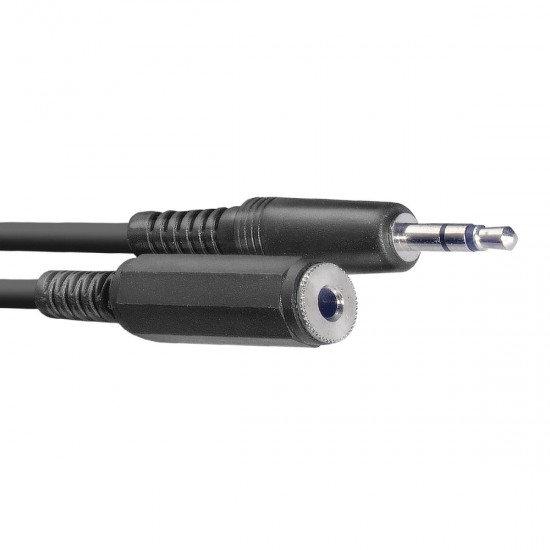 Audio cable, mini jack/mini jack (m/f), 3 m (10') Stagg SAC3MPSBMJS