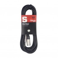 Audio cable, XLR/jack (m/m), 6 m (20'), symmetric Stagg SAC6PSXM DL