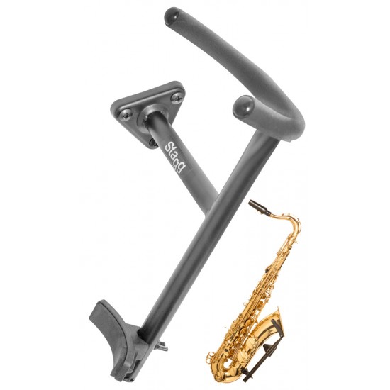 Wall-mounted tenor saxophone holder Stagg SLA-TSH