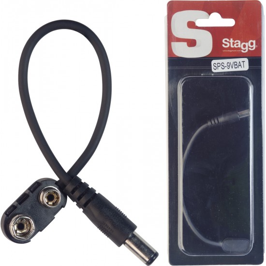 9V battery snap connector for effect pedal Stagg SPS-9VBAT