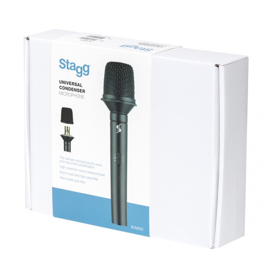 Universāls kondensatora vokālais mikrofons SCM300 Stagg 