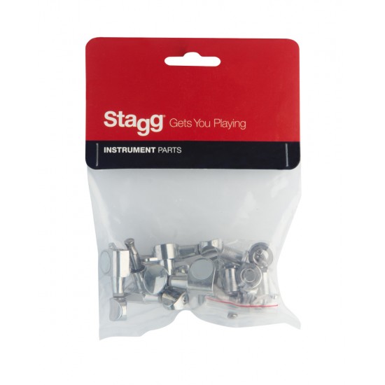 Diecast machine heads 6-line for electric guitar Stagg SP-MHEL-6X1CH