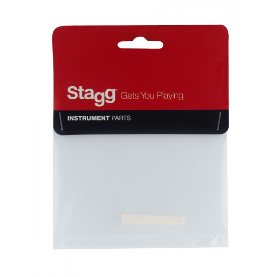 Electric guitar nut, pre-slotted, bone Stagg SP-NTEL-BONE