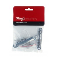 Elektriskās ģitāras Les Poul tiltiņš Tune-o-matic bridge Stagg SP-BRLP-CH