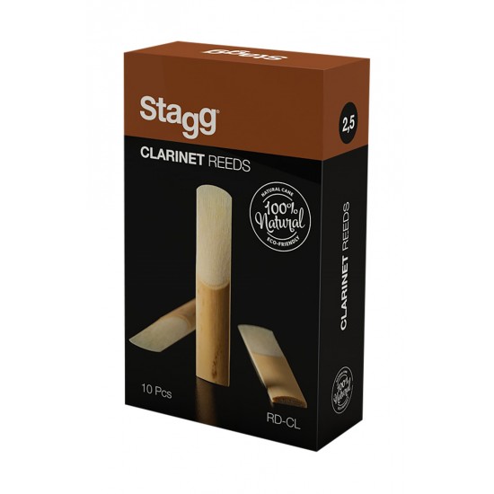 Clarinet reeds, thickness of 2.5 mm Stagg RD-CL 2,5