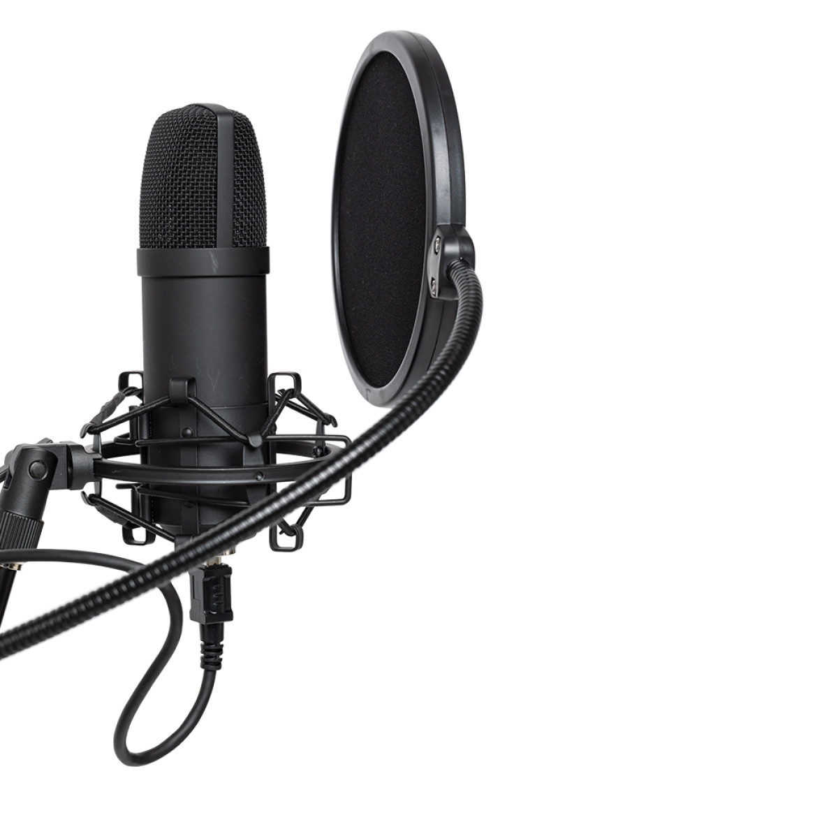 Studijas kardioīda USB mikrofonu komplekts Stagg SUM45 SET