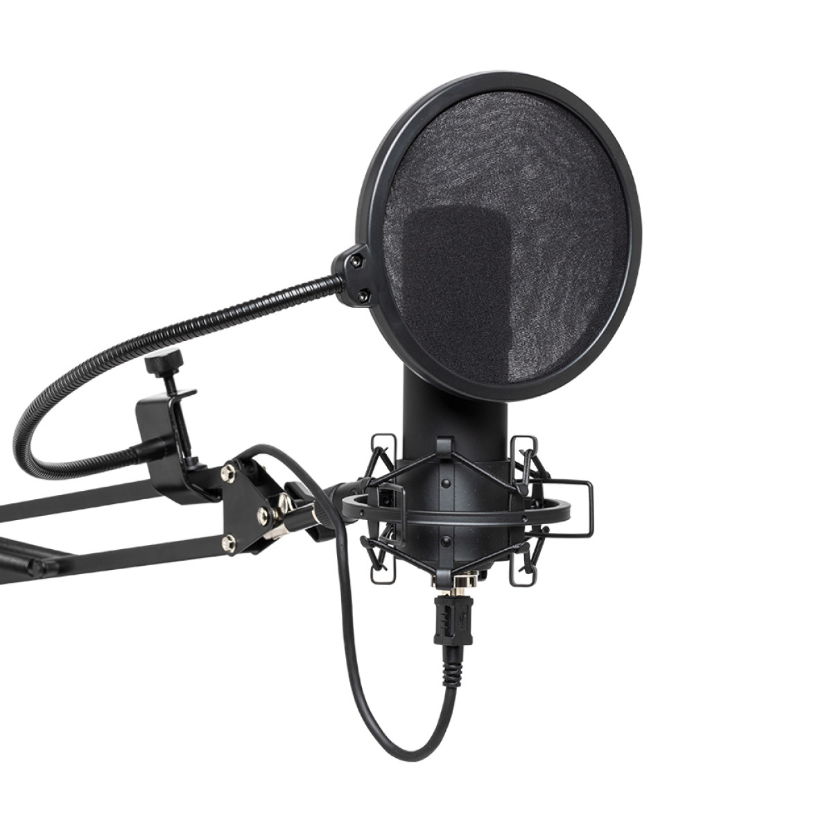 Studijas kardioīda USB mikrofonu komplekts Stagg SUM45 SET