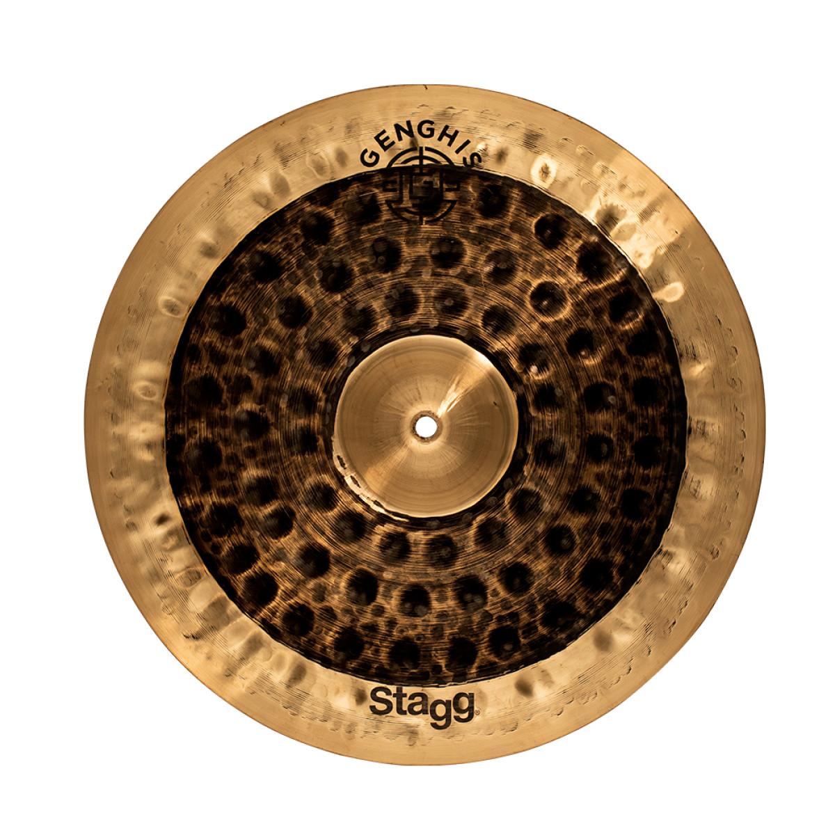 Bungu šķīvis 16" Genghis medium crash, Dual series Stagg GENG-CM16D