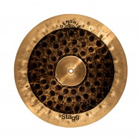 Bungu šķīvis 16" Genghis medium crash, Dual series Stagg GENG-CM16D