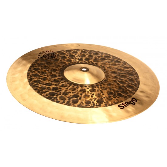 Bungu šķīvis 18" Genghis medium crash, Dual series Stagg GENG-CM18D