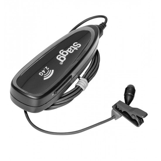 Wireless lavalier microphone set (with transmitter and receiver) Stagg SUW 12L
