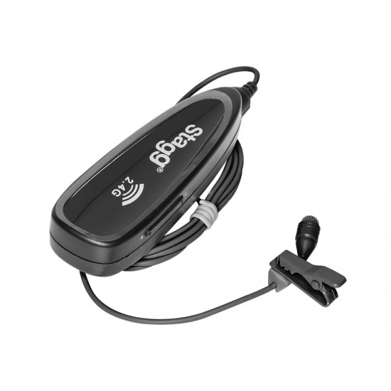 Wireless lavalier microphone set (with transmitter and receiver) Stagg SUW 12L