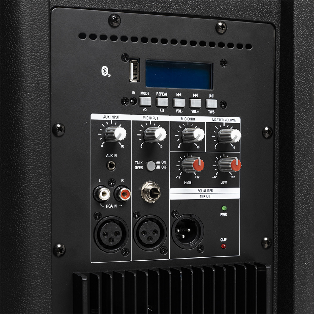 Aktīvais skaļrunis 15", 200W AS15 EU Stagg AB klase, Bluetooth TWS stereo