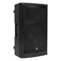 Aktīvais skaļrunis ar akumulatoru 15", 2 UHF mikrofoni, 200 W AS15B EU Stagg AB klase, Bluetooth TWS stereo