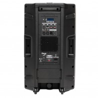 Aktīvais skaļrunis ar akumulatoru 15", 2 UHF mikrofoni, 200 W AS15B EU Stagg AB klase, Bluetooth TWS stereo