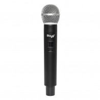 Aktīvais skaļrunis ar akumulatoru 15", 2 UHF mikrofoni, 200 W AS15B EU Stagg AB klase, Bluetooth TWS stereo